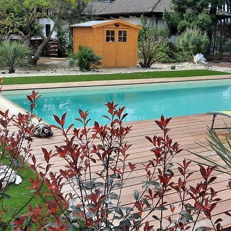 Grande Maison Landaise Avec Piscine Privee, Proche Plage, Pour 8 Personnes A Biscarrosse - Fr-1-319-398 Luaran gambar